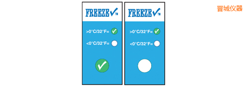 晉城溫度指示標(biāo)簽 冷凍檢查 Thermolabels